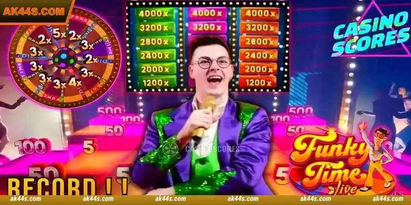Funky Time offers many reasons to play at AK44