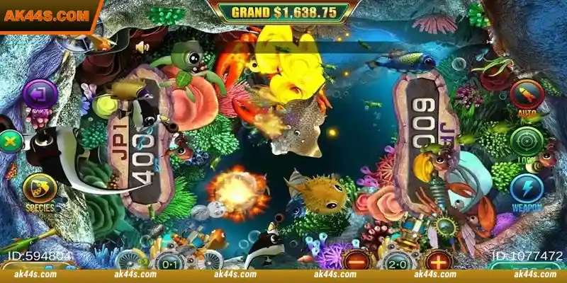 Upgrading your weapons in the fish shooting game is essential